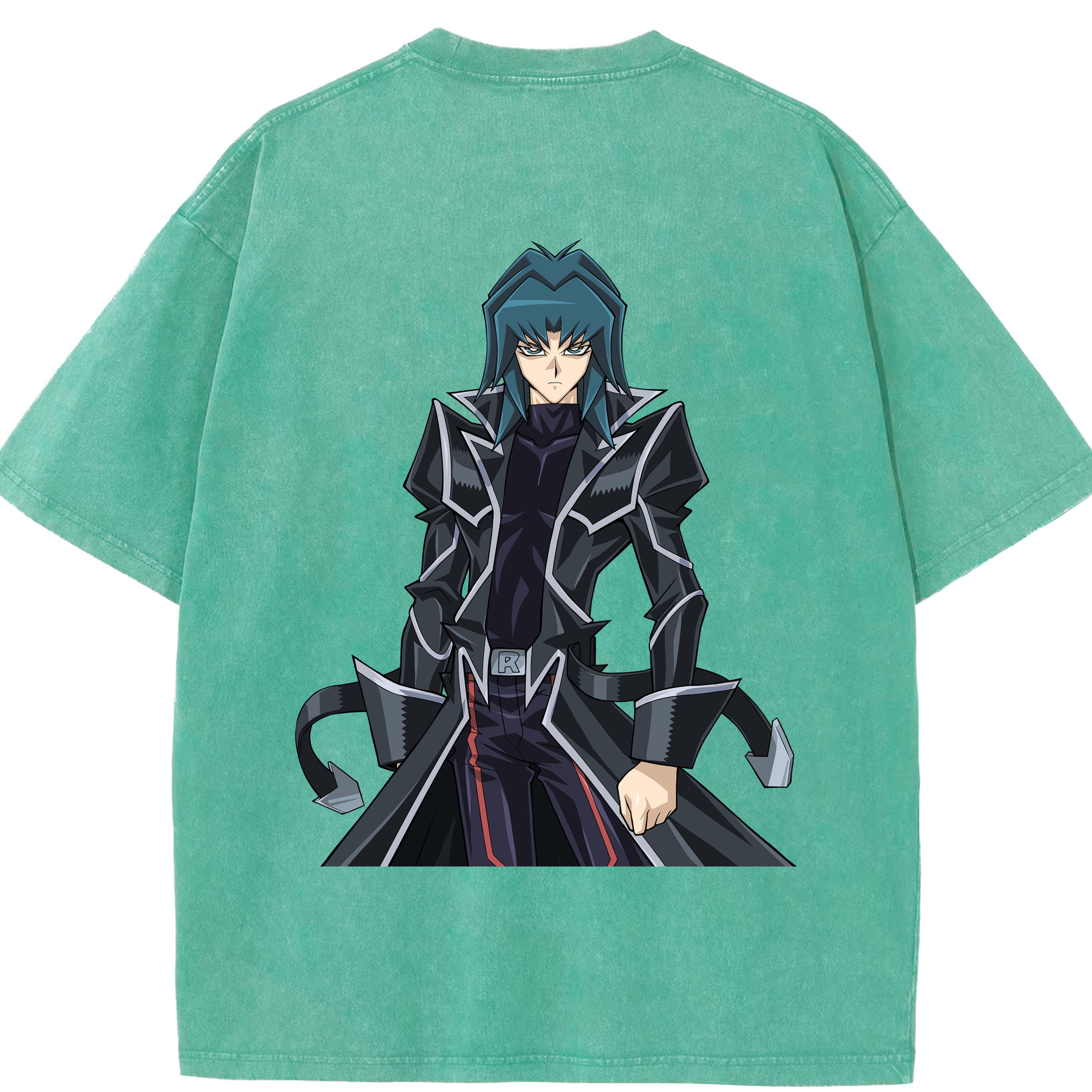 （画像用） 遊☆戯☆王 Yu-Gi-Oh! 綿100% ヴィンテージ風 半袖Tシャツ（背面プリント）